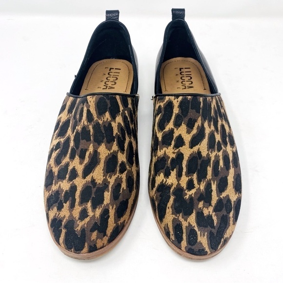 Lucca Lane Tabby Cheetah Loafers Size 8 - Picture 1 of 5